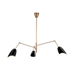 Lampa wisząca RAGNO czarna 150 cm - zdjęcie produktu
