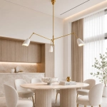 Lampa wisząca RAGNO biała 150 cm - zdjęcie produktu