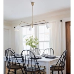 Lampa wisząca RAGNO biała 150 cm - zdjęcie produktu