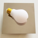 Lampa ścienna BULB złota 15 cm - zdjęcie produktu