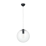 Lampa wisząca TONDA czarna 30 cm - zdjęcie produktu