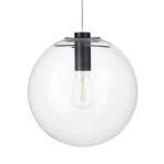 Lampa wisząca TONDA czarna 30 cm - zdjęcie produktu