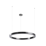 Lampa wisząca CIRCLE 100 cm - LED, ring tytan szczotkowany - zdjęcie produktu