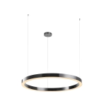 Lampa wisząca CIRCLE 100 cm - LED, ring tytan szczotkowany - zdjęcie produktu