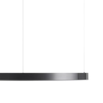 Lampa wisząca CIRCLE 100 cm - LED, ring tytan szczotkowany - zdjęcie produktu