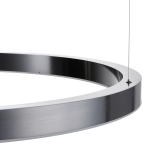Lampa wisząca CIRCLE 100 cm - LED, ring tytan szczotkowany - zdjęcie produktu