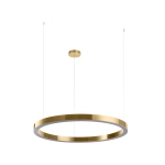 Lampa wisząca CIRCLE 100 cm - LED, ring mosiądz szczotkowany - zdjęcie produktu