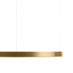 Lampa wisząca CIRCLE 100 cm - LED, ring mosiądz szczotkowany - zdjęcie produktu