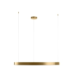 Lampa wisząca CIRCLE 100 cm - LED, ring mosiądz szczotkowany - zdjęcie produktu