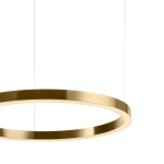 Lampa wisząca CIRCLE 100 cm - LED, ring mosiądz szczotkowany - zdjęcie produktu
