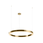 Lampa wisząca CIRCLE 100 cm - LED, ring mosiądz szczotkowany - zdjęcie produktu