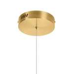 Lampa wisząca CIRCLE 100 cm - LED, ring mosiądz szczotkowany - zdjęcie produktu