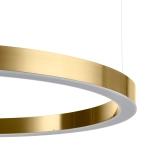 Lampa wisząca CIRCLE 100 cm - LED, ring mosiądz szczotkowany - zdjęcie produktu