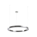 Lampa wisząca CIRCLE 100 cm - LED, ring nikiel szczotkowany - zdjęcie produktu