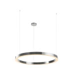 Lampa wisząca CIRCLE 100 cm - LED, ring nikiel szczotkowany - zdjęcie produktu