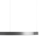 Lampa wisząca CIRCLE 100 cm - LED, ring nikiel szczotkowany - zdjęcie produktu