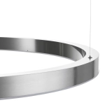 Lampa wisząca CIRCLE 100 cm - LED, ring nikiel szczotkowany - zdjęcie produktu