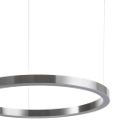 Lampa wisząca CIRCLE 100 cm - LED, ring nikiel szczotkowany - zdjęcie produktu