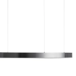 Lampa wisząca CIRCLE 120 cm - LED, ring tytan szczotkowany - zdjęcie produktu