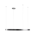 Lampa wisząca CIRCLE 120 cm - LED, ring tytan szczotkowany - zdjęcie produktu