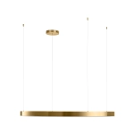 Lampa wisząca CIRCLE 120 cm - LED, ring mosiądz szczotkowany - zdjęcie produktu