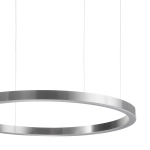 Lampa wisząca CIRCLE 120 cm - LED, ring nikiel szczotkowany - zdjęcie produktu