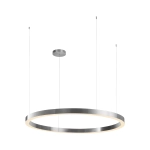 Lampa wisząca CIRCLE 120 cm - LED, ring nikiel szczotkowany - zdjęcie produktu