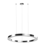 Lampa wisząca CIRCLE 3 40+60+60 cm - LED, ringi nikiel szczotkowany na 1 podsufitce - zdjęcie produktu