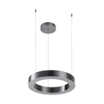 Lampa wisząca CIRCLE 40 cm - LED, ring tytan szczotkowany - zdjęcie produktu