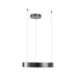 Lampa wisząca CIRCLE 40 cm - LED, ring tytan szczotkowany - zdjęcie produktu