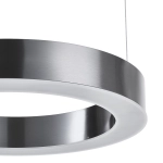 Lampa wisząca CIRCLE 40 cm - LED, ring tytan szczotkowany - zdjęcie produktu