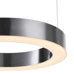 Lampa wisząca CIRCLE 40 cm - LED, ring tytan szczotkowany - zdjęcie produktu