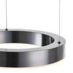 Lampa wisząca CIRCLE 40 cm - LED, ring tytan szczotkowany - zdjęcie produktu