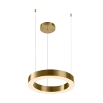 Lampa wisząca CIRCLE 40 cm - LED, ring mosiądz szczotkowany - zdjęcie produktu