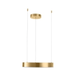 Lampa wisząca CIRCLE 40 cm - LED, ring mosiądz szczotkowany - zdjęcie produktu
