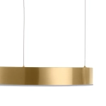 Lampa wisząca CIRCLE 40 cm - LED, ring mosiądz szczotkowany - zdjęcie produktu