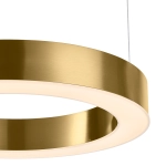 Lampa wisząca CIRCLE 40 cm - LED, ring mosiądz szczotkowany - zdjęcie produktu