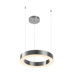 Lampa wisząca CIRCLE 40 cm - LED, ring nikiel szczotkowany - zdjęcie produktu