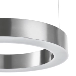 Lampa wisząca CIRCLE 40 cm - LED, ring nikiel szczotkowany - zdjęcie produktu
