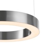 Lampa wisząca CIRCLE 40 cm - LED, ring nikiel szczotkowany - zdjęcie produktu