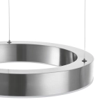 Lampa wisząca CIRCLE 40 cm - LED, ring nikiel szczotkowany - zdjęcie produktu