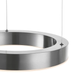 Lampa wisząca CIRCLE 40 cm - LED, ring nikiel szczotkowany - zdjęcie produktu
