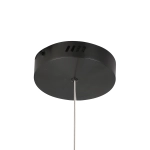 Lampa wisząca CIRCLE 2 60+80 cm - LED, ringi tytan szczotkowany na 1 podsufitce - zdjęcie produktu