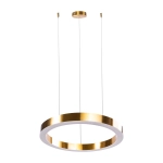 Lampa wisząca CIRCLE 2 60+80 cm - LED, rinig mosiądz szczotkowany na 1 podsufitce - zdjęcie produktu
