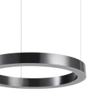 Lampa wisząca CIRCLE 60 cm - LED, ring tytan szczotkowany - zdjęcie produktu
