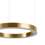 Lampa wisząca CIRCLE 60 cm - LED, ring mosiądz szczotkowany - zdjęcie produktu