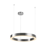 Lampa wisząca CIRCLE 60 cm - LED, ring nikiel szczotkowany - zdjęcie produktu