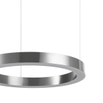 Lampa wisząca CIRCLE 60 cm - LED, ring nikiel szczotkowany - zdjęcie produktu