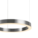Lampa wisząca CIRCLE 60 cm - LED, ring nikiel szczotkowany - zdjęcie produktu