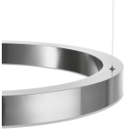 Lampa wisząca CIRCLE 60 cm - LED, ring nikiel szczotkowany - zdjęcie produktu